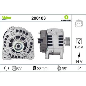 Alternateur VALEO OEM 4411316