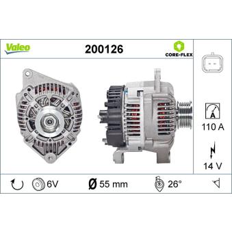 Alternateur VALEO OEM 7700105539
