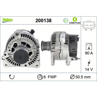 Alternateur VALEO OEM 28903028J