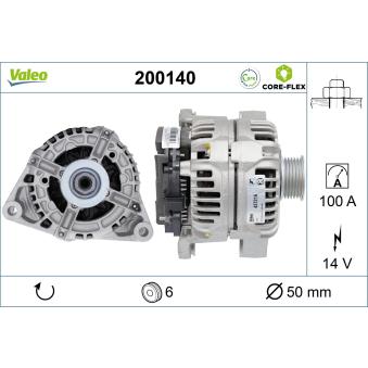 Alternateur VALEO OEM 90512217