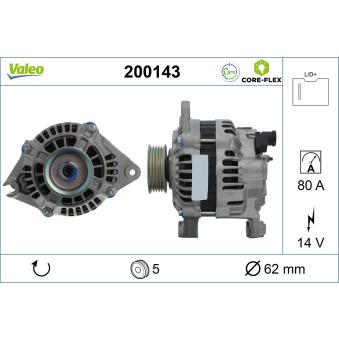 Alternateur VALEO OEM A2T34591 Alternateur VALEO OEM A2T34591