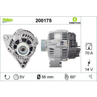 Alternateur VALEO OEM 5705FK