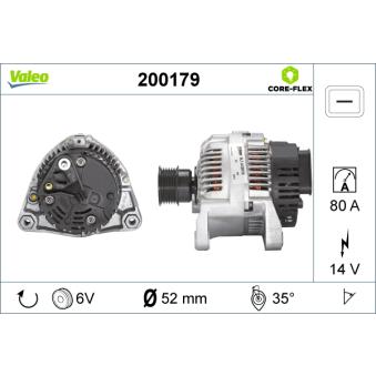 Alternateur VALEO OEM 12311247288