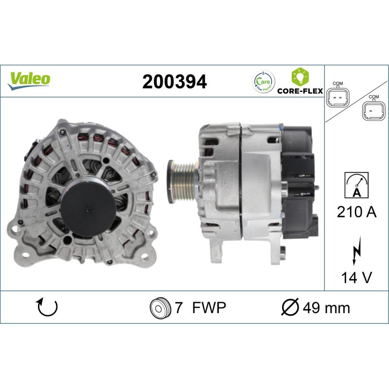 Alternateur VALEO 200394 - Visuel 1