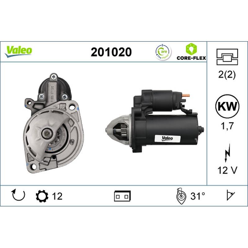 Démarreur VALEO 201020 - Visuel 1