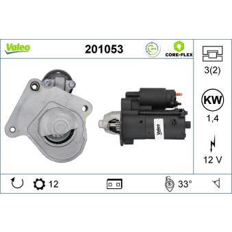 Démarreur VALEO OEM 1502880