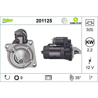 Démarreur VALEO OEM R1040041