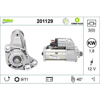 Démarreur VALEO OEM 1007765