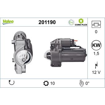 Démarreur VALEO OEM 5802CV