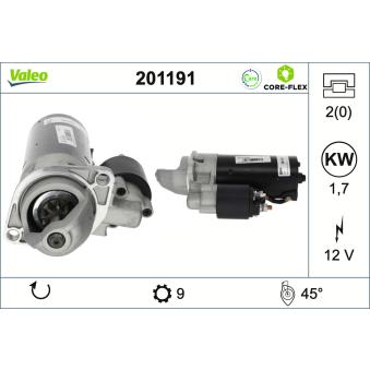 Démarreur VALEO OEM 12411720636