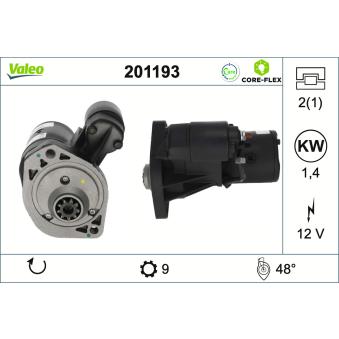 Démarreur VALEO OEM 1202033