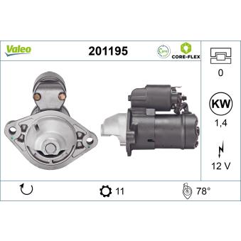 Démarreur VALEO OEM 8971502041