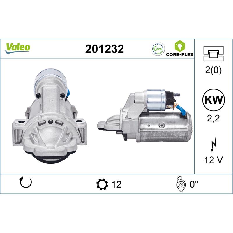 Démarreur VALEO 201232 - Visuel 1