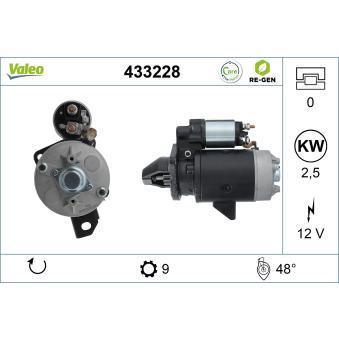 Démarreur VALEO OEM 5802S6 Démarreur VALEO OEM 5802S6