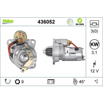 Démarreur VALEO OEM NAD500210