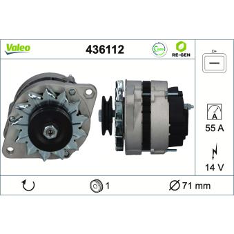Alternateur VALEO OEM 4386883
