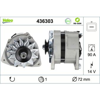 Alternateur VALEO 436303