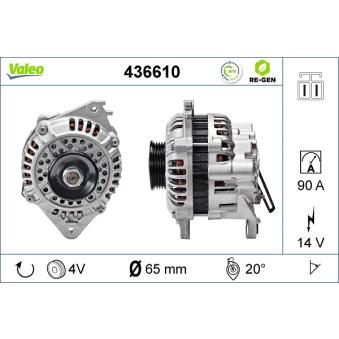 Alternateur VALEO OEM A3T45693