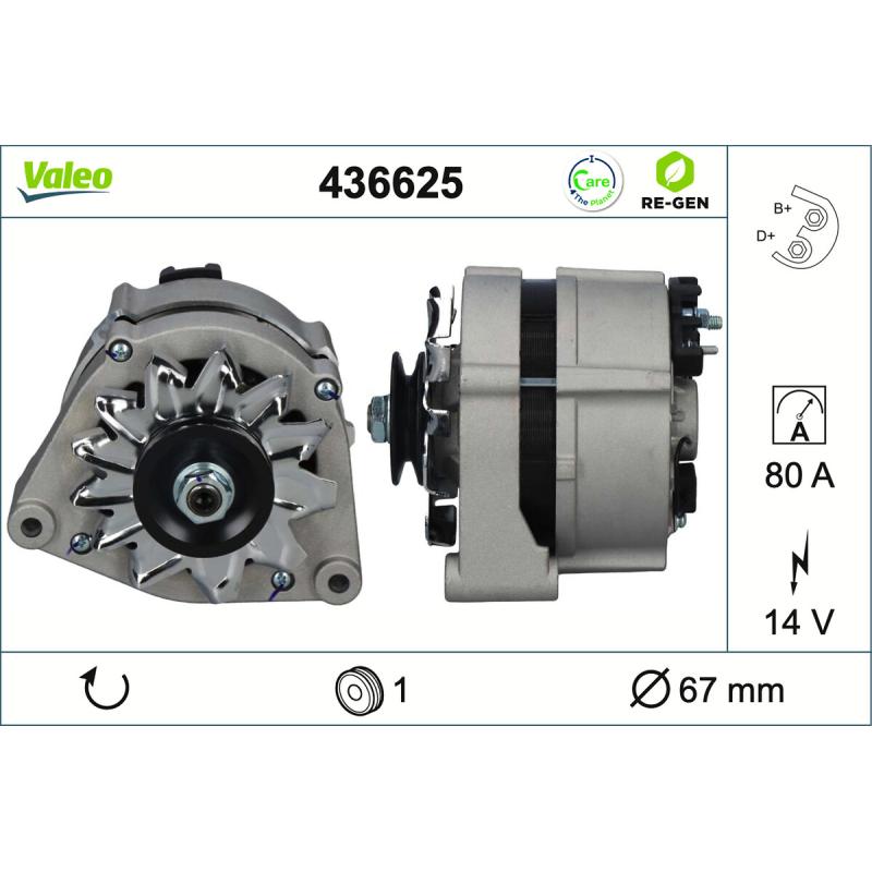 Alternateur VALEO 436625 - Visuel 1