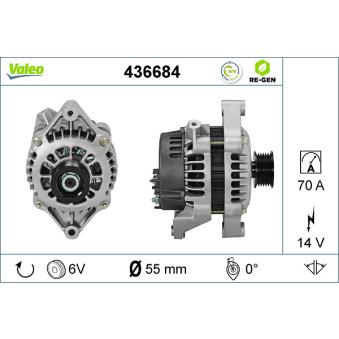 Alternateur VALEO OEM 1204108