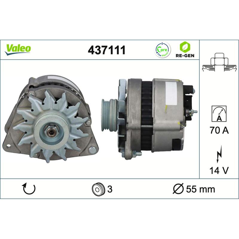 Alternateur VALEO 437111 - Visuel 1