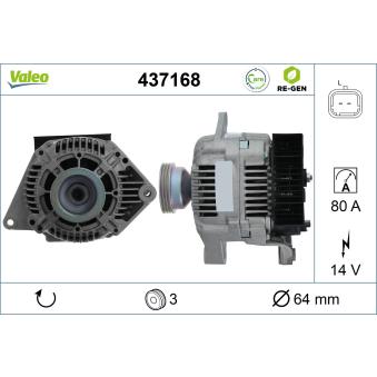 Alternateur VALEO OEM 7700429042
