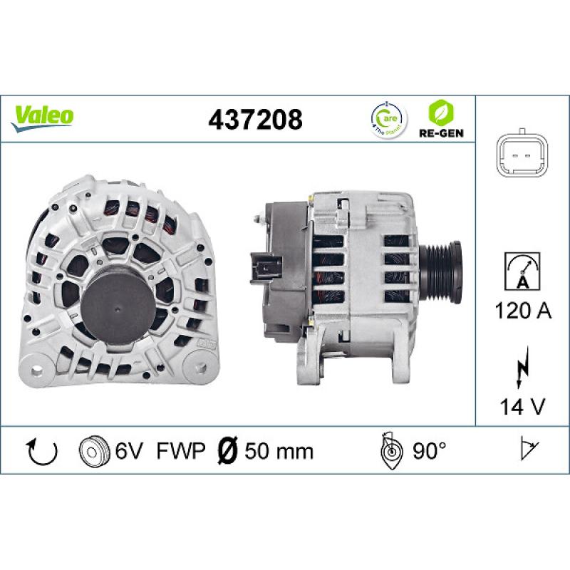 Alternateur VALEO 437208 - Visuel 1