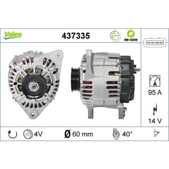 Alternateur VALEO OEM A003TB0291