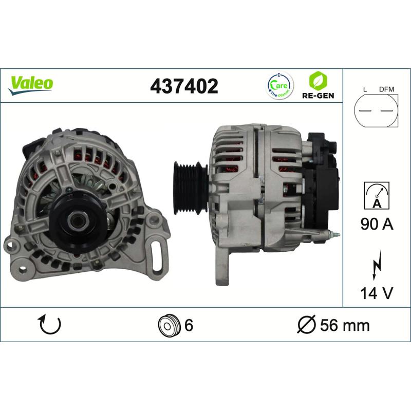 Alternateur VALEO 437402 - Visuel 1