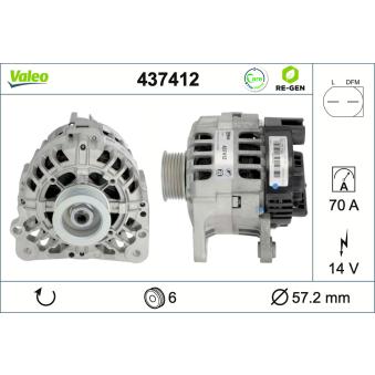 Alternateur VALEO OEM 03D903025DX Alternateur VALEO OEM 03D903025DX