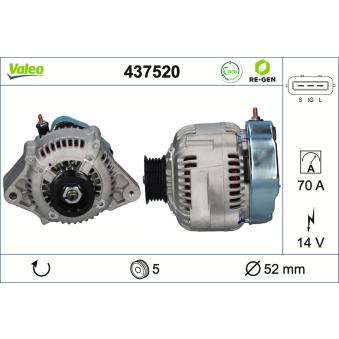 Alternateur VALEO OEM 2706016320
