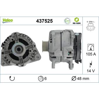 Alternateur VALEO OEM 98BB10300BC Alternateur VALEO OEM 98BB10300BC