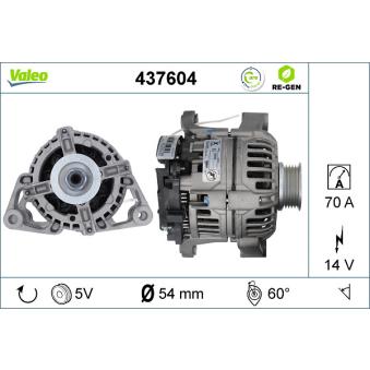 Alternateur VALEO OEM 24437119