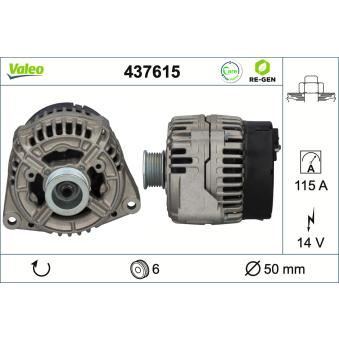 Alternateur VALEO OEM A0101543202