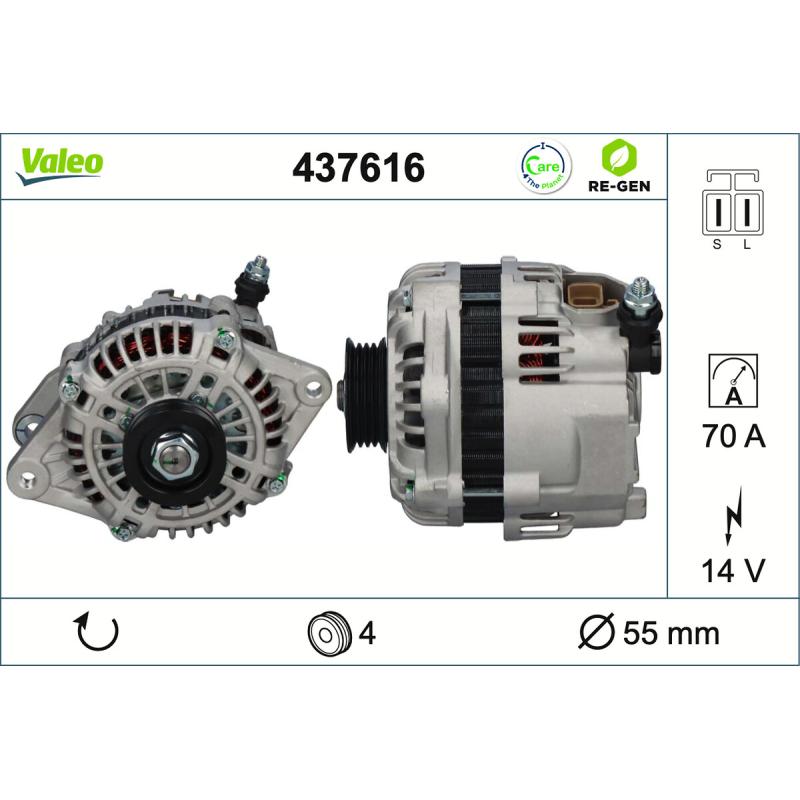 Alternateur VALEO 437616 - Visuel 1