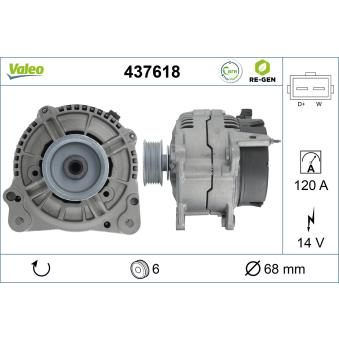 Alternateur VALEO OEM 028903027D