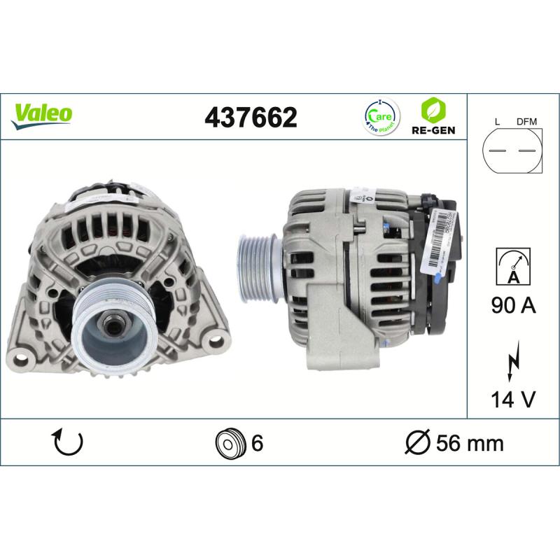 Alternateur VALEO 437662 - Visuel 1