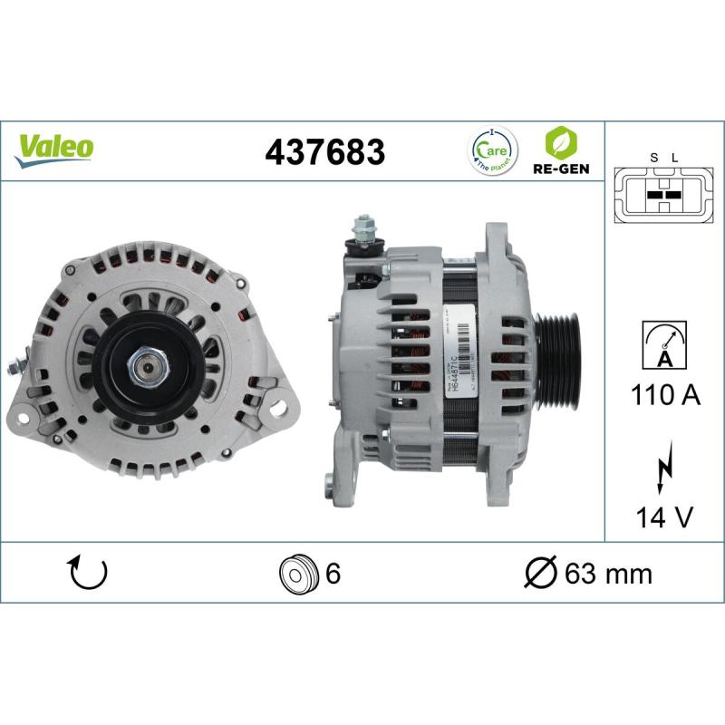 Alternateur VALEO 437683 - Visuel 1
