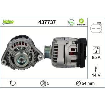 Alternateur VALEO OEM 4717V005