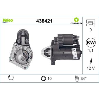 Démarreur VALEO OEM 1309581 Démarreur VALEO OEM 1309581