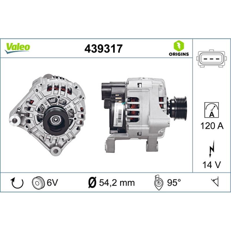 Alternateur VALEO 439317 - Visuel 1