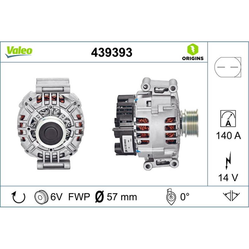 Alternateur VALEO 439393 - Visuel 1