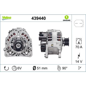 Alternateur VALEO OEM 047903015G