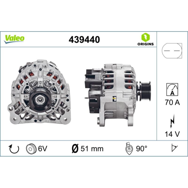 Alternateur VALEO 439440 - Visuel 1