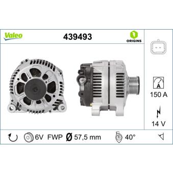 Alternateur VALEO OEM 57020