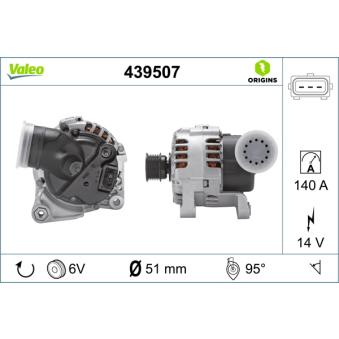 Alternateur VALEO OEM 12311740631
