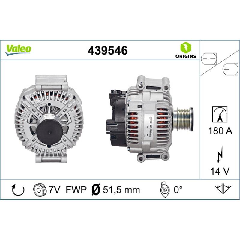 Alternateur VALEO 439546 - Visuel 1