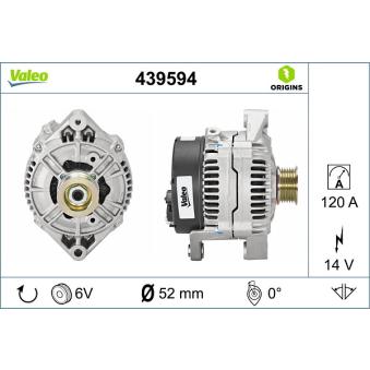 Alternateur VALEO OEM 93175816