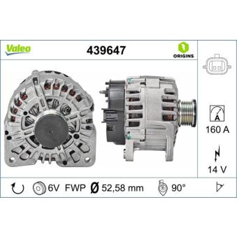 Alternateur VALEO OEM 231000543R