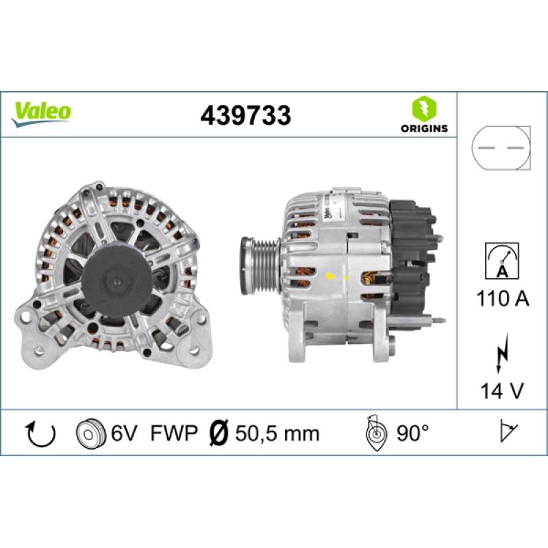 Alternateur VALEO 439733 - Visuel 1